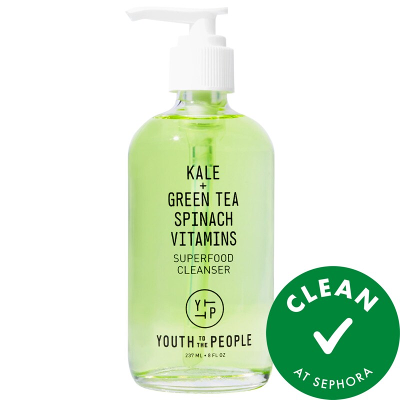 Superfood Gentle Antioxidant Refillable Cleanser with Kale & Green Tea​