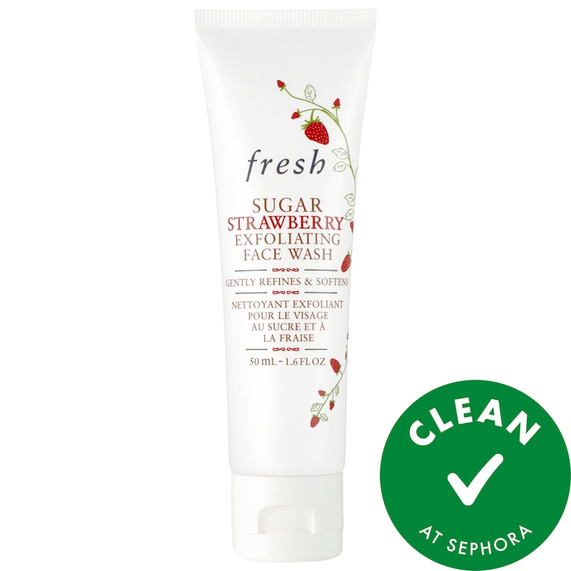 Mini Sugar Strawberry Exfoliating Face Wash