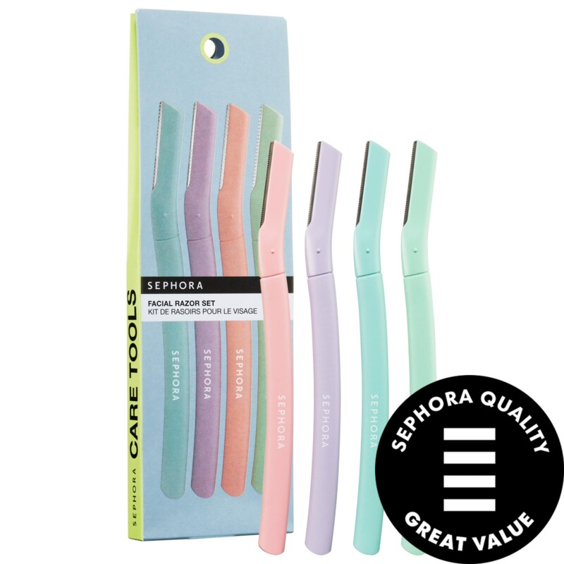4 Piece Facial Razor Set