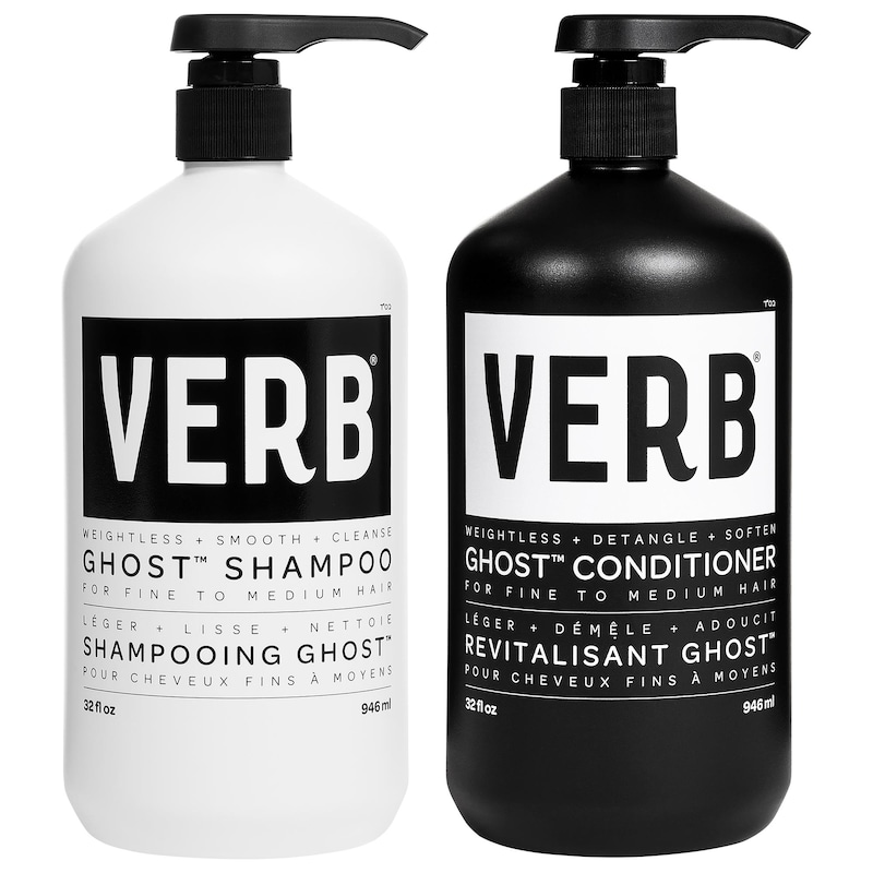 Ghost Weightless Shampoo and Conditioner Jumbo Set for Fine Hair