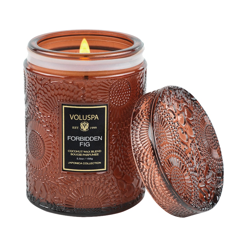 Mini Forbidden Fig Glass Jar Candle