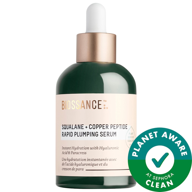 Copper Peptide Rapid Plumping & Hydrating Serum with Hyaluronic Acid + Squalane