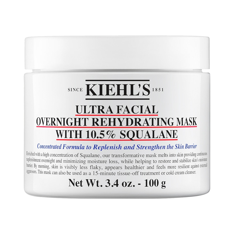 Ultra Facial Overnight Cream Hydrating Mask with 10.5% Squalane