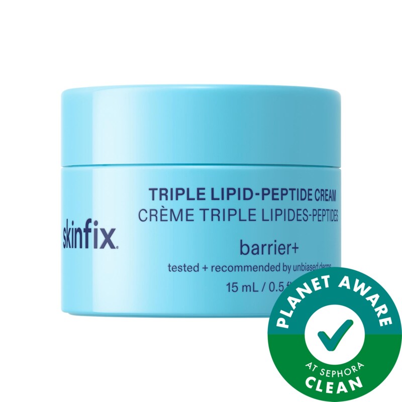 Mini Triple Lipid-Peptide Cream Refillable Barrier Moisturizer with Ceramides