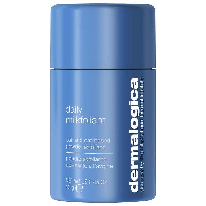 Mini Daily Milkfoliant Exfoliator, Oat Based Powder Exfoliant with Hyaluronic Acid and Coconut Milk for Sensitive, Dry & Normal Skin