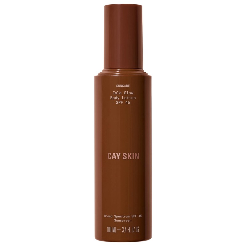 Isle Glow Body Lotion Sunscreen SPF 45 with Sea Moss and Cocoa Seed Butter