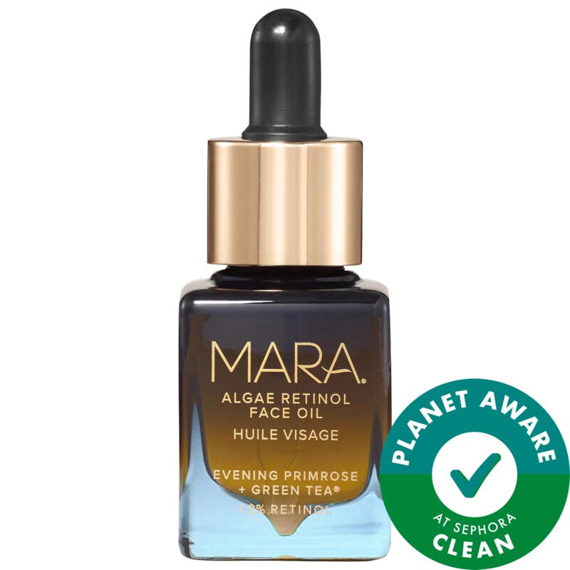 Mini 1.2% Clean Algae Retinol Face Oil for Anti-Aging and Wrinkles with Green Tea