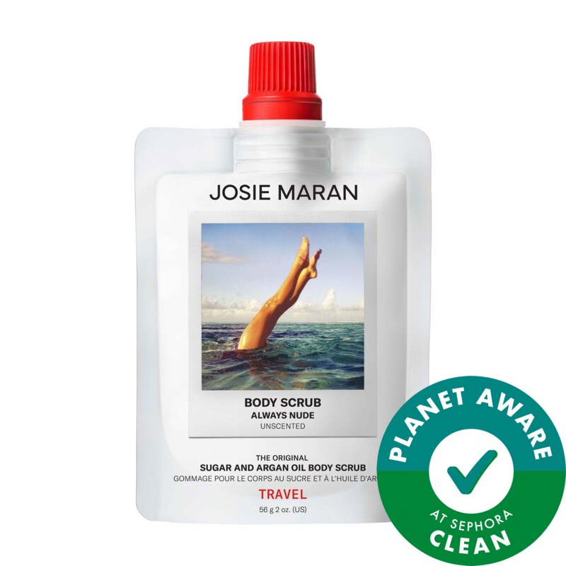 Mini Always Nude (Unscented) - Argan Oil + Sugar Balm Refillable Exfoliating Body Scrub
