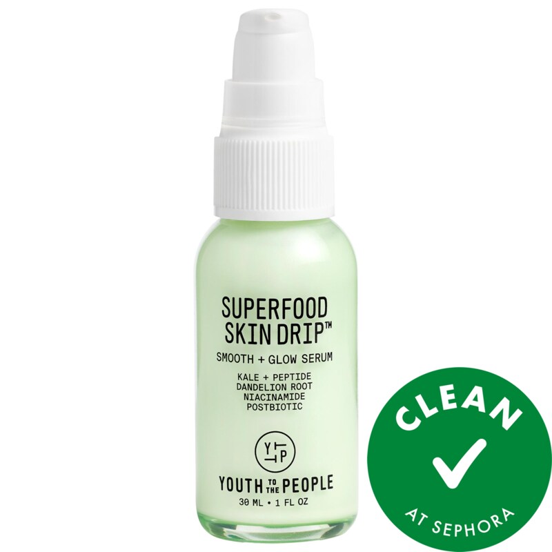 Superfood Skin Drip Smooth + Glow Barrier Serum with Peptides + Niacinamide