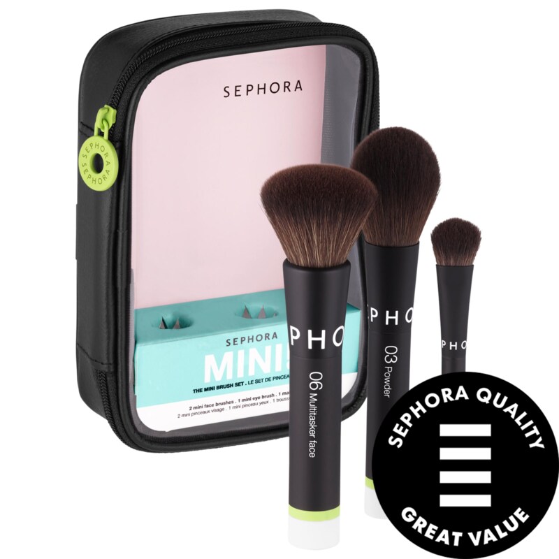 Mini Face and Eye Brush Set