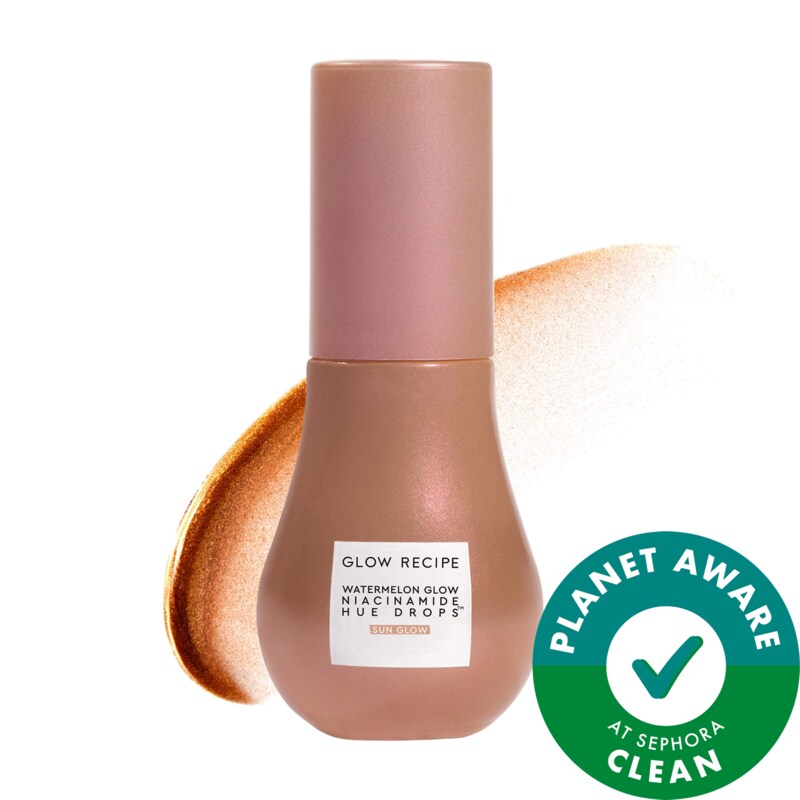 Mini Watermelon Glow Niacinamide Hue Drops Sun Glow Serum