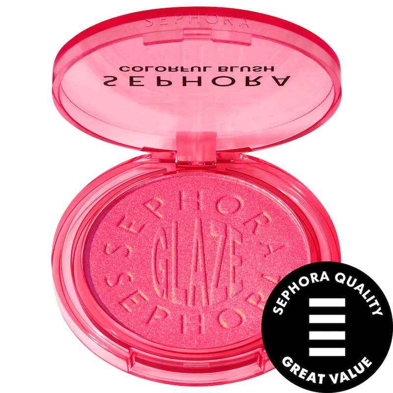 Colorful Blush and Highlighter Glaze