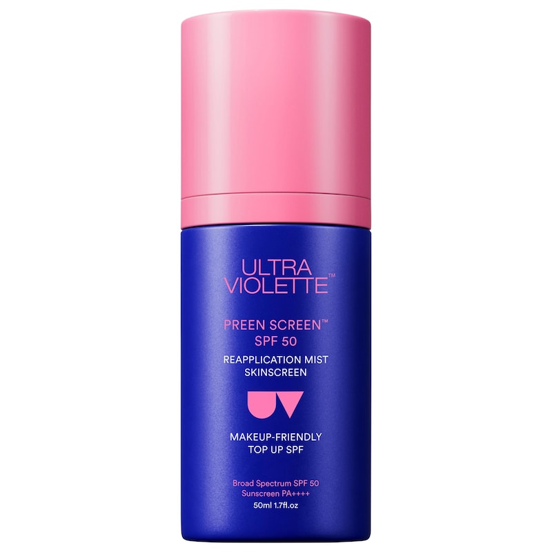 Preen Screen SPF 50 Facial Sunscreen Mist With Niacinamide