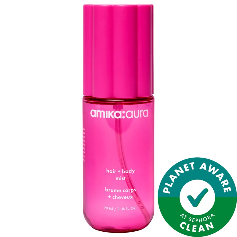amika:aura Hair & Body Mist with Vanilla and Pink Grapefruit