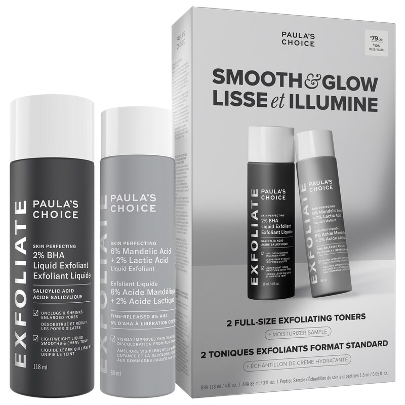 Smooth & Glow Gift Set for clearer, brighter skin