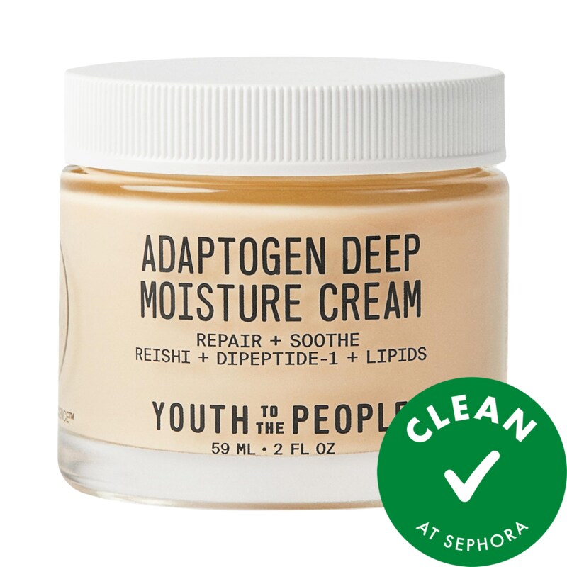 Adaptogen Skin Repairing Moisturizer with Peptides for Sensitive & Dry Skin