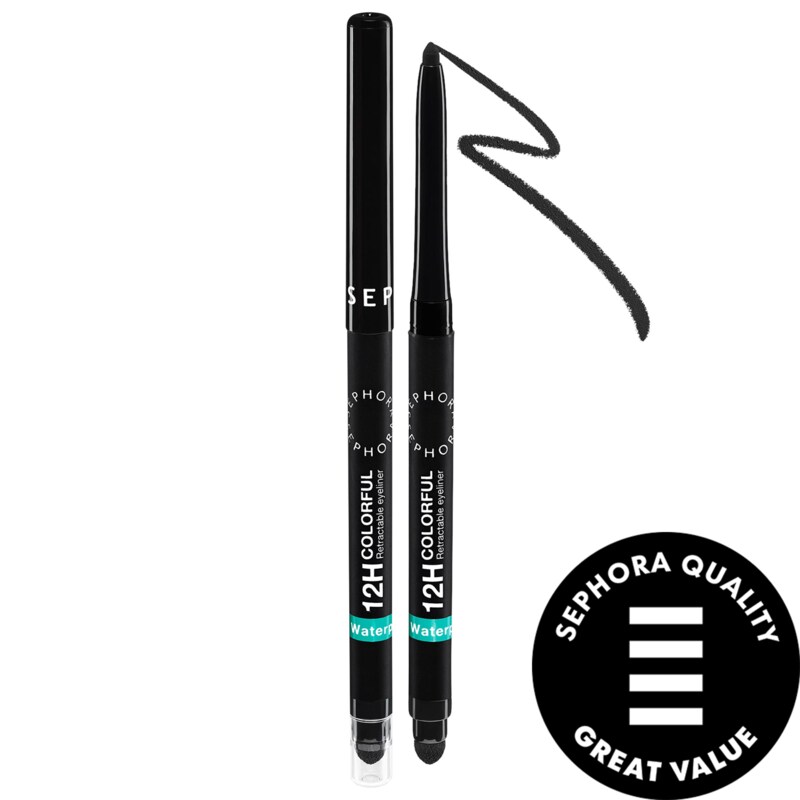 12HR Colorful Waterproof Retractable Eyeliner