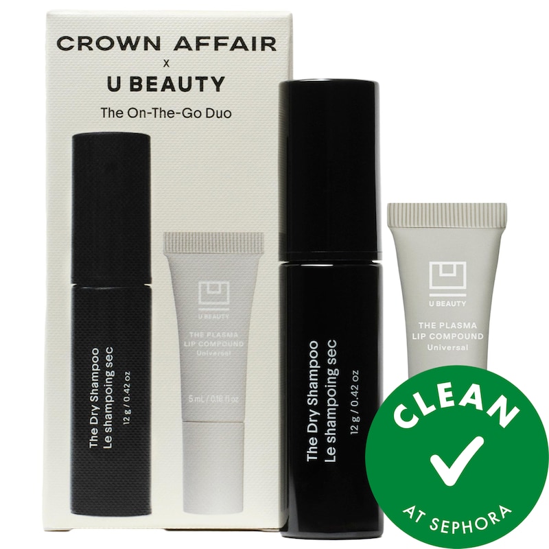 Crown Affair x U Beauty Mini Dry Shampoo & Plasma Lip Compound Set