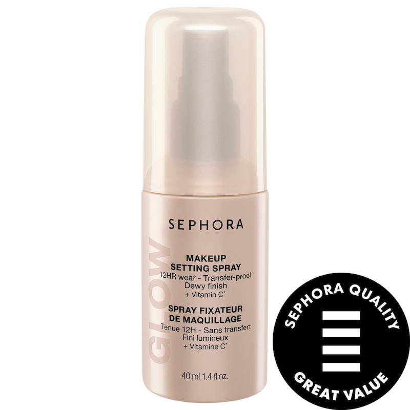 Mini Glow 12HR Wear Transferproof Makeup Setting Spray with Vitamin C