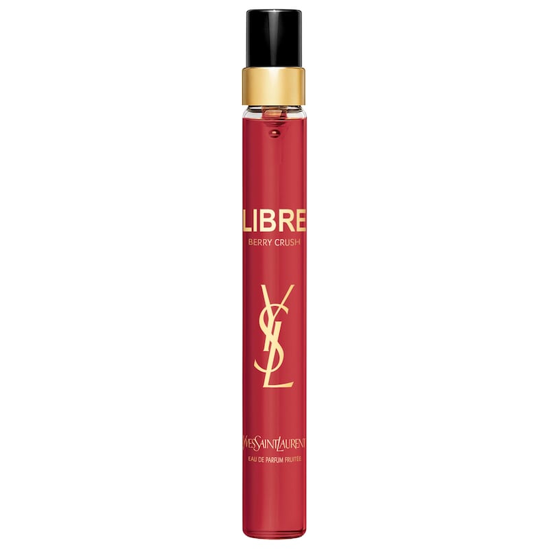 Libre Berry Crush Eau De Parfum Travel Spray with Raspberry