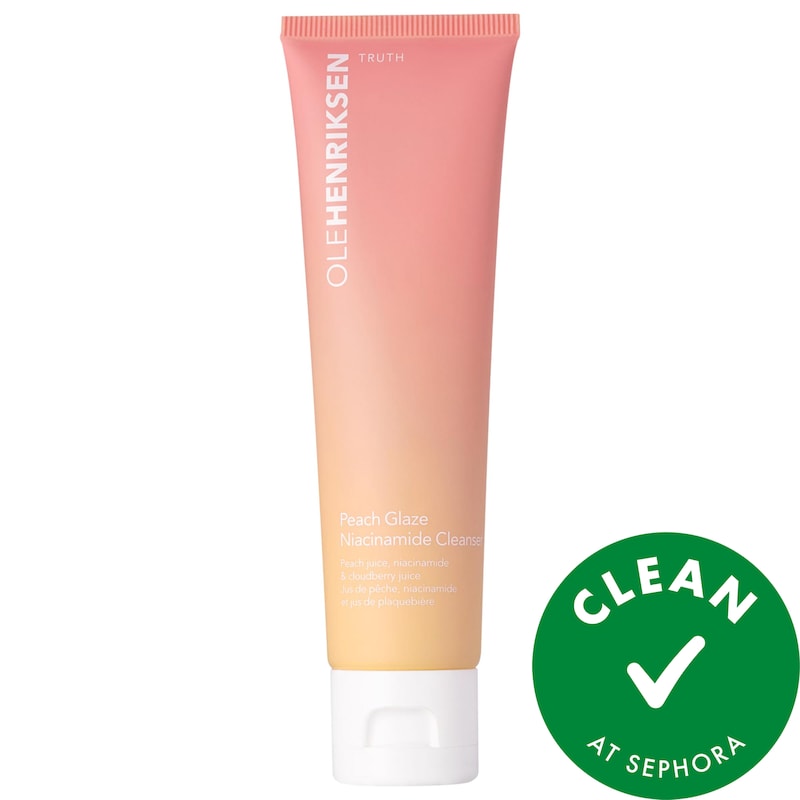 Mini Peach Glaze 2% Niacinamide Cleanser for dull and uneven skin