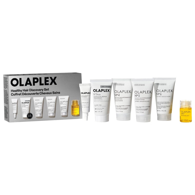 Healthy Hair Shampoo, Conditioner, and Oil Discovery Set