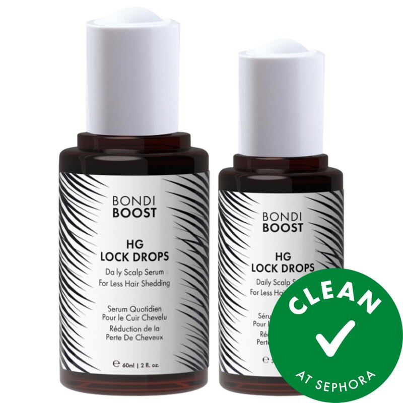 Lock in Thicker Hair - HG Lock Drops Daily Hair Serum 90 Day Duo for Thinning Hair