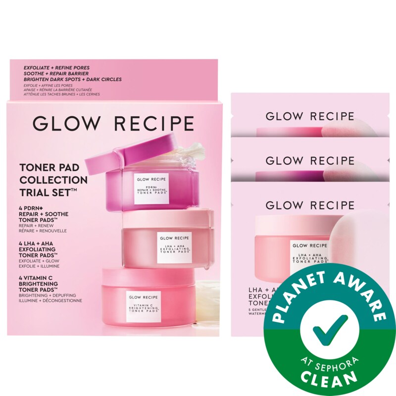 Korean Toner Pad Skin Care Kit for Pores, Dark Spots, and Skin Barrier Repair
