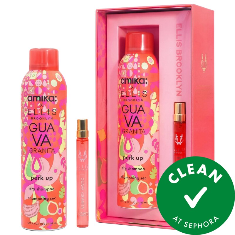 GUAVA GRANITA Travel Spray x Amika Perk Up Dry Shampoo Set