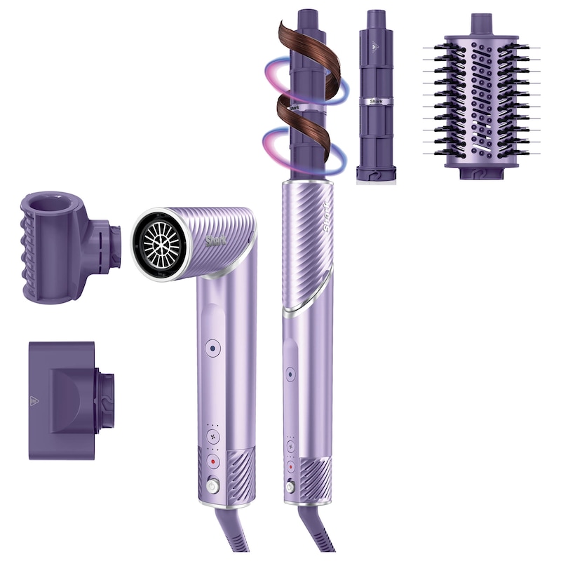 Shark® FlexStyle® IonCurl Ion Air Drying, Curling and Styling System, Lilac
