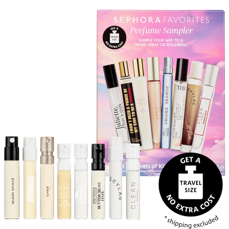 On‑The‑Go Fragrance Travel Spray Perfume Sampler Set w/ Redeemable Voucher