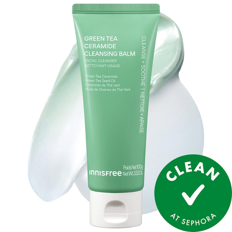 Green Tea Ceramide Korean Makeup Removing Double Cleansing Balm