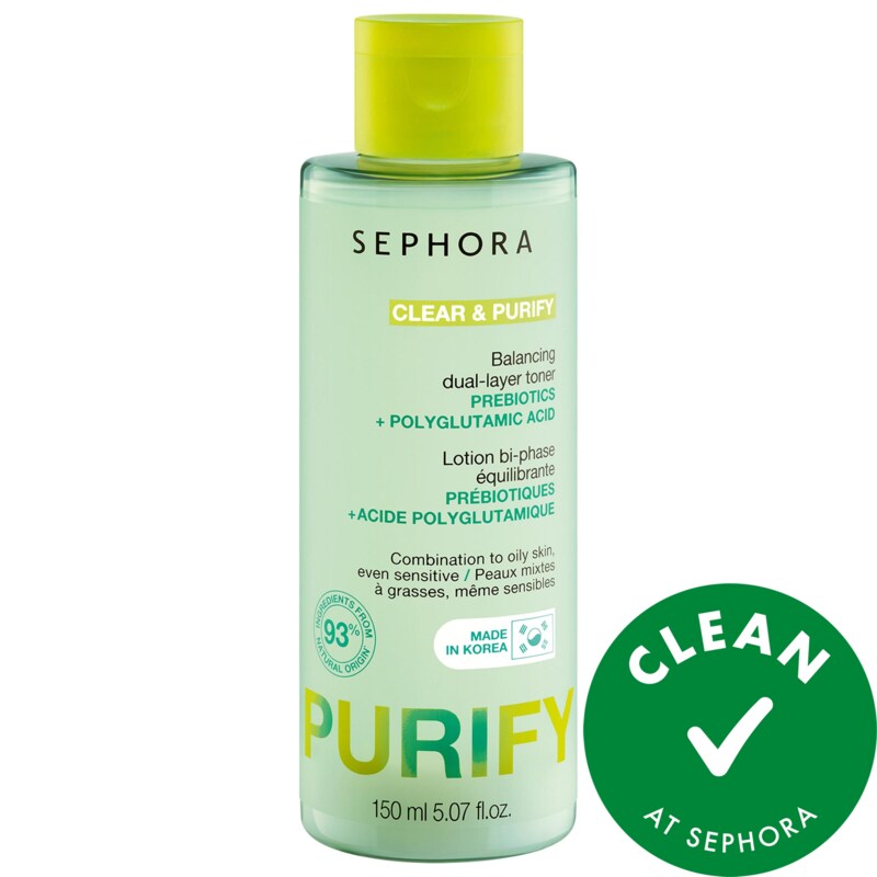 CLEAR & PURIFY - Balancing Dual-Layer Toner with Prebiotics + Polyglutamic Acid