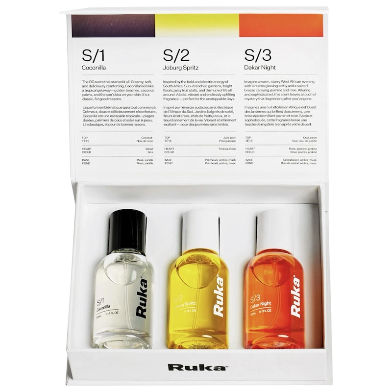S/cent Wardrobe Hair & Body Perfume Gift Set with Aloe Vera and Mongongo Oil