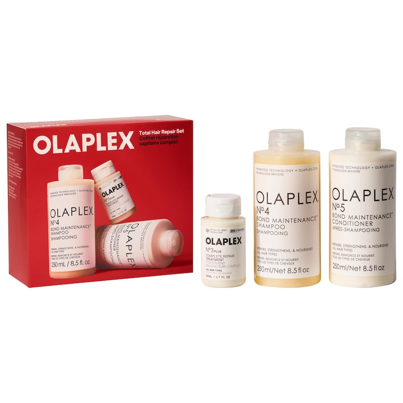 Total Hair Repair Pre-Shampoo Treatment, Shampoo & Conditioner Gift Set