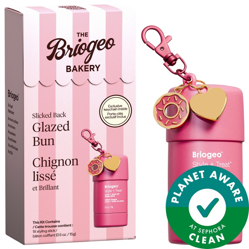 Glazed Bun Sleek Stick Hair Styling Keychain Gift Set
