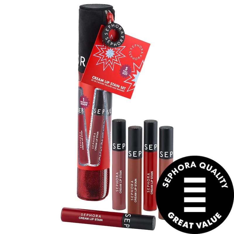 Cream Lip Stain 10HR Liquid Lipstick 5pc Set