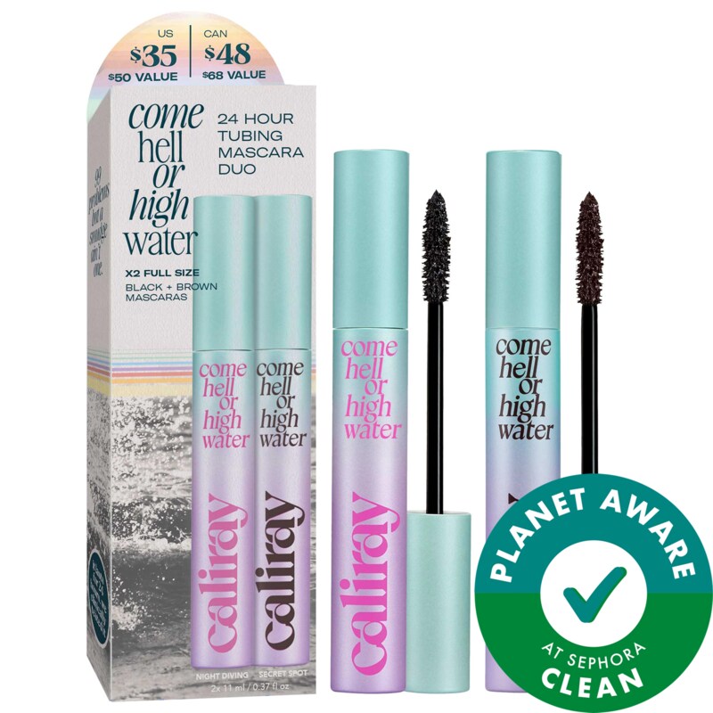 Come Hell or High Water 24 Hour Tubing Black & Brown Mascara Set