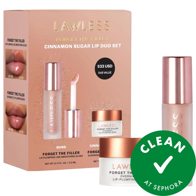 Forget the Filler Cinnamon Sugar Lip Duo Gift Set