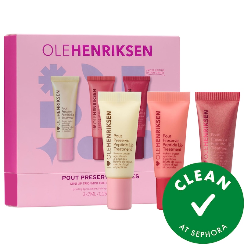 Pout Preserve Mini Hydrating Peptide Lip Trio Set