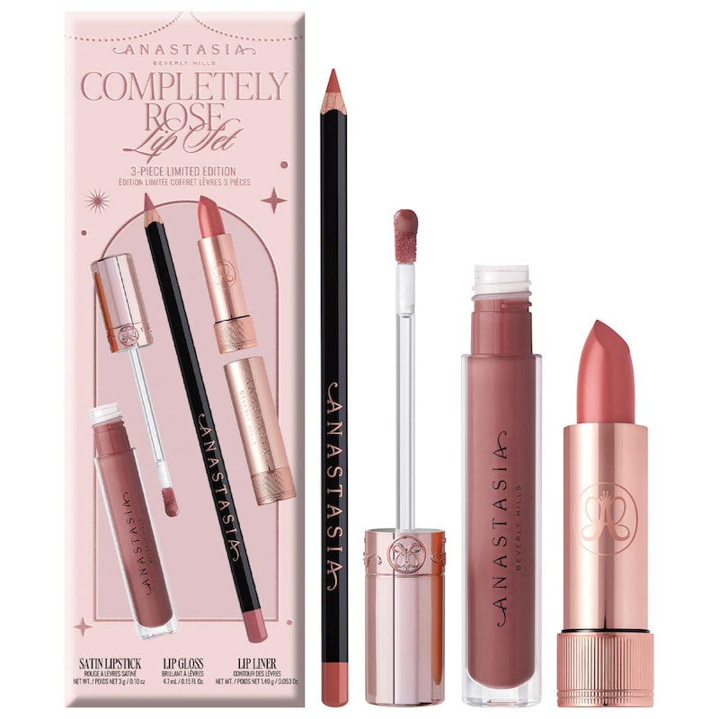 Completely Rose 3-Piece Lip Set