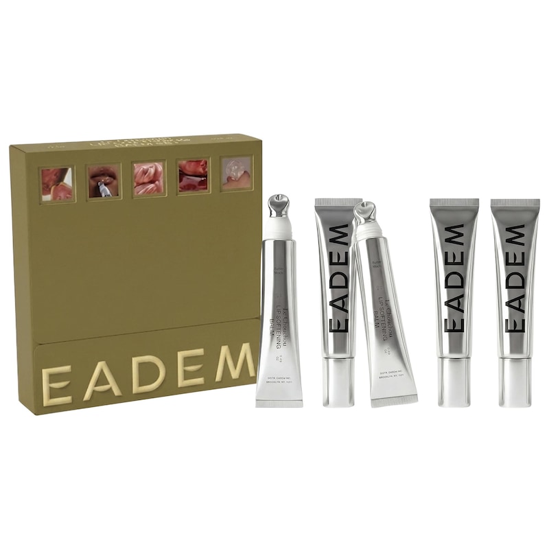 Le Chouchou Bisous Set Peptides Nourishing + Softening Lip Balm Gift Set