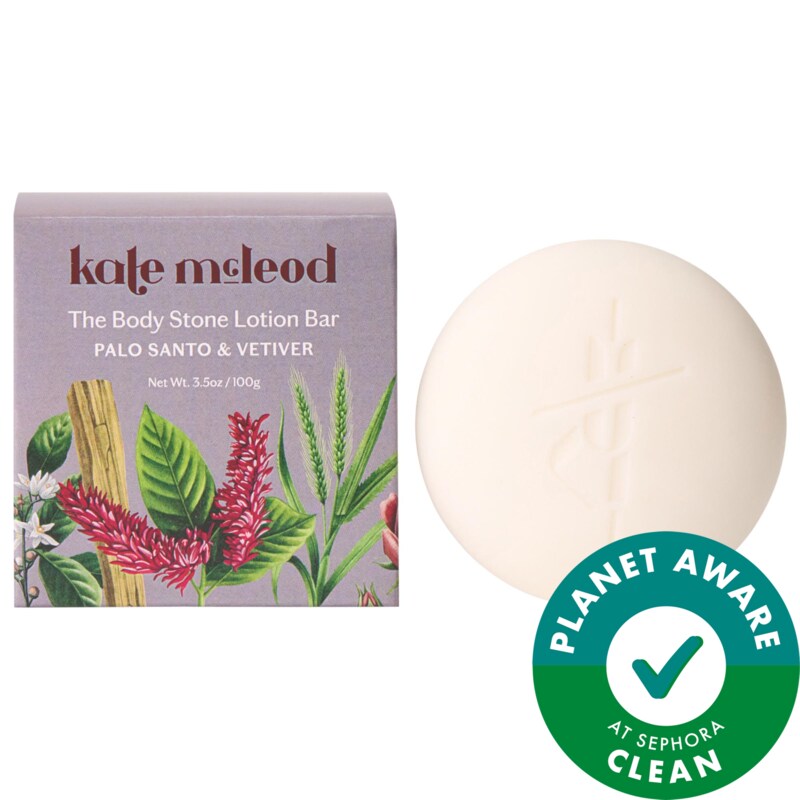 Body Stone with Palo Santo & Vetiver - Nourishing Cocoa Butter Lotion Bar