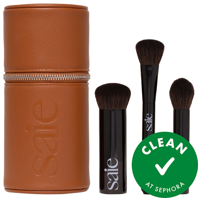Brush Essentials Makeup Brush Gift Set with Travel Case