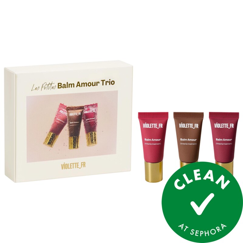 LES PETITES Mini Balm Amour Nourishing Lip Treatment Trio Gift Set