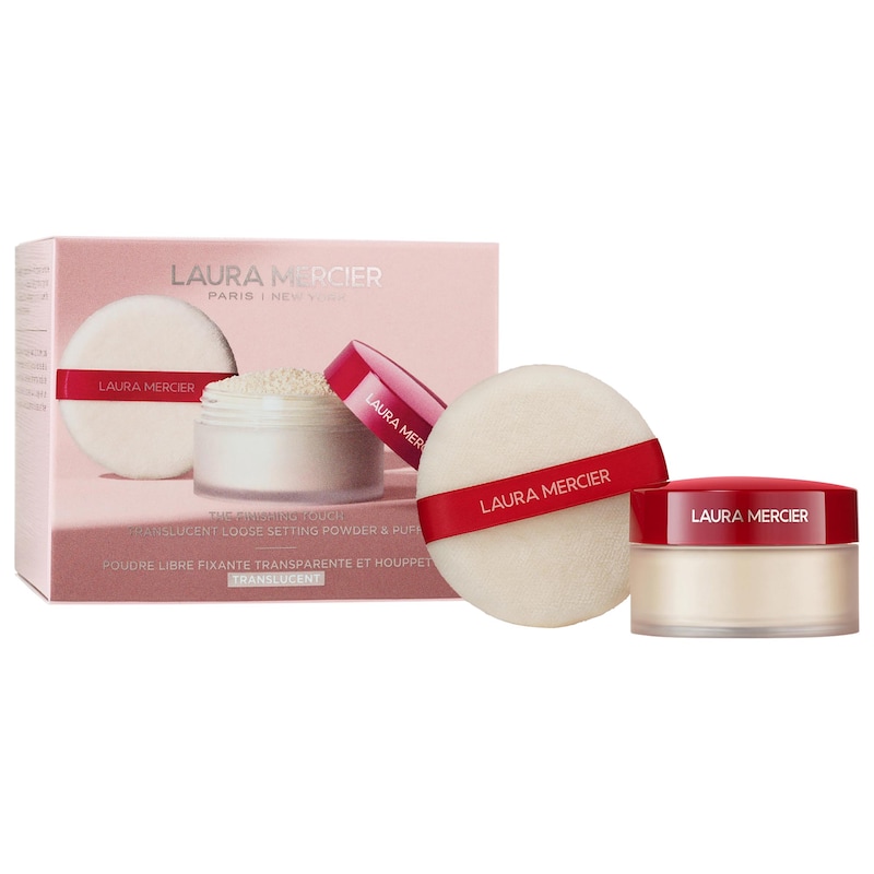 The Finishing Touch Translucent Loose Setting Powder & Velour Puff Gift Set