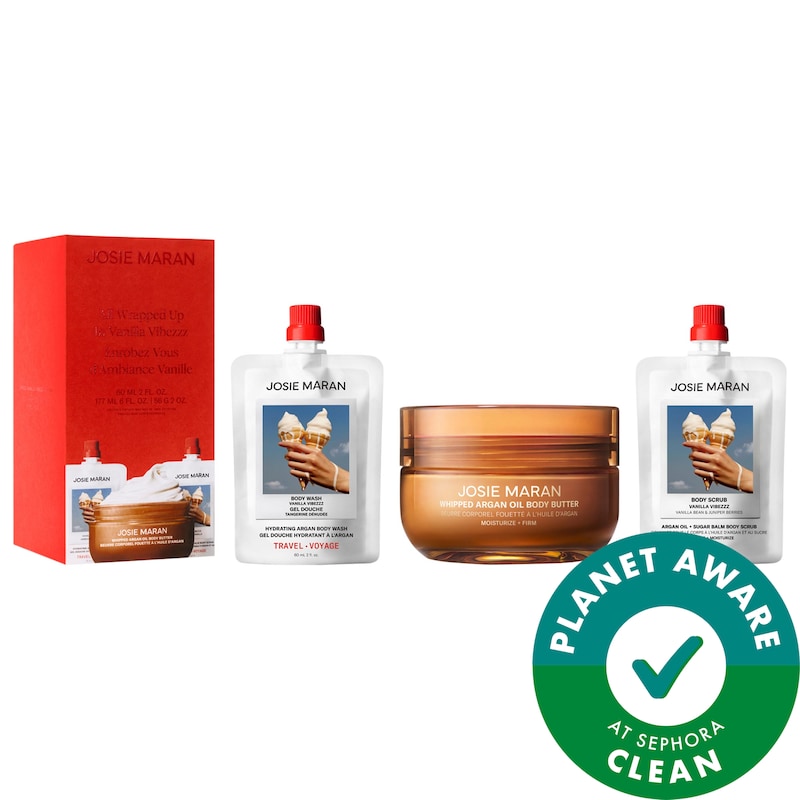 All Wrapped Up in Vanilla Vibezzz 3-Step Hydration Ritual Body Gift Set