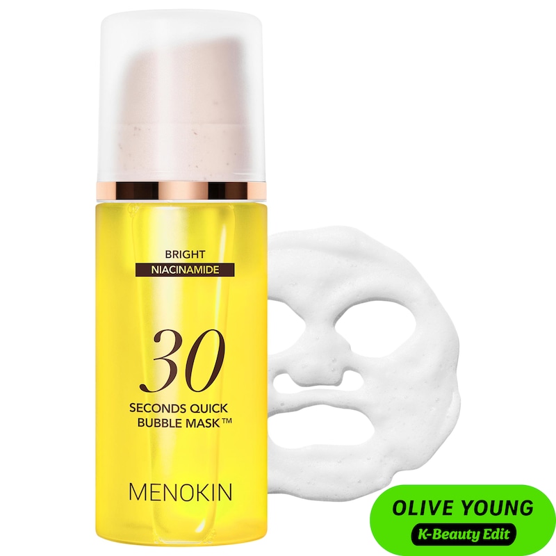 30 sec Quick Bubble Mask - Bright 95ml with niacinamide & glutathione for glow care