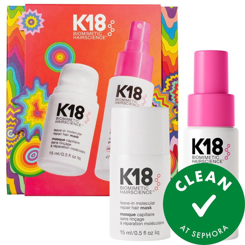Repair + Protect Mini Leave-In Molecular Repair Mask & HeatBounce Leave-In Conditioner Gift Set