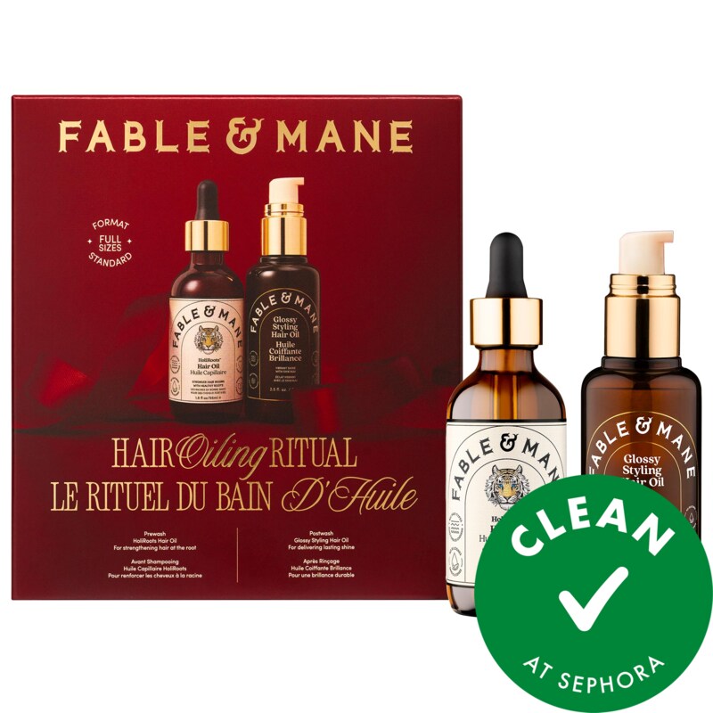 Hair Oiling Ritual Gift Set for Healthy Hydrated Hair